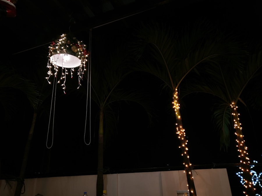 Photo "Solar chandelier for garden decoration"